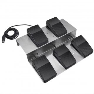 iKKEGOL USB Customize 5-keys Shortcut Foot Pedal Switch