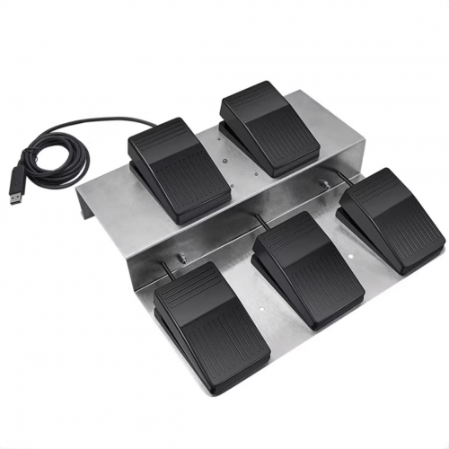 iKKEGOL USB Customize 5-keys Shortcut Foot Pedal Switch