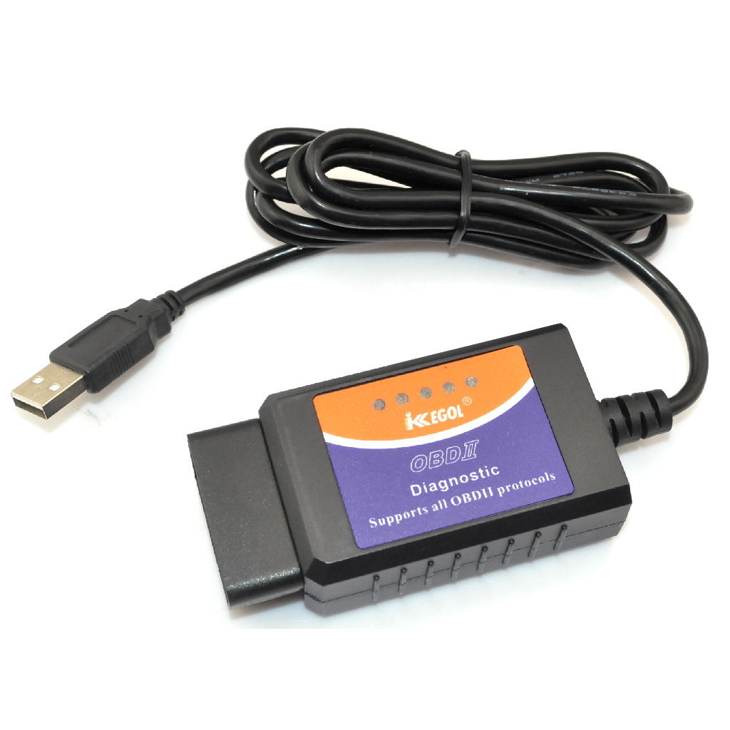 iKKEGOL USB Interface OBD2II Diagnostic Car Auto Scanner Cable