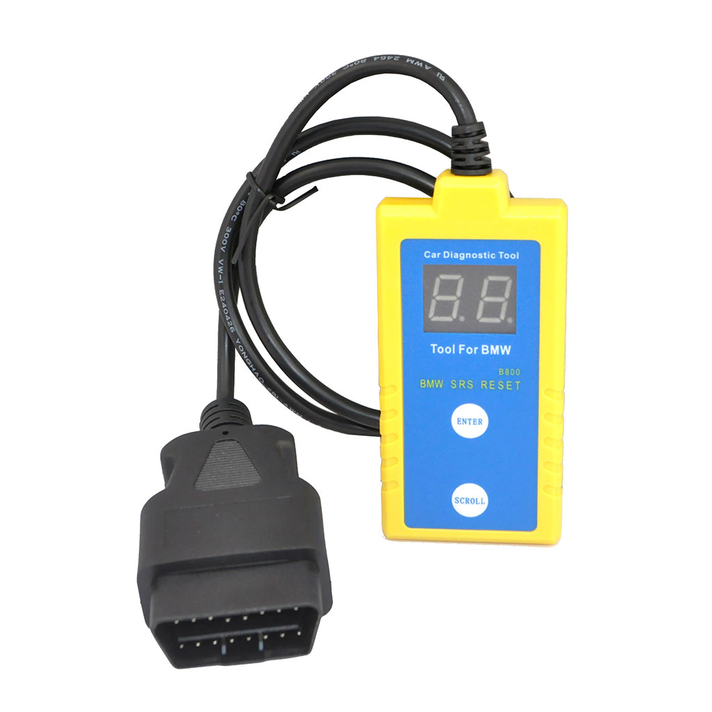 Airbag OBDII Diagnostic Scan Reset Tool B800 for BMW SRS AC808 [10255