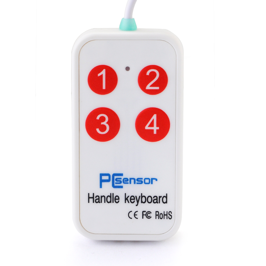 iKKEGOL 4 Keys USB Handle Keyboard Gaming Switch Pedal