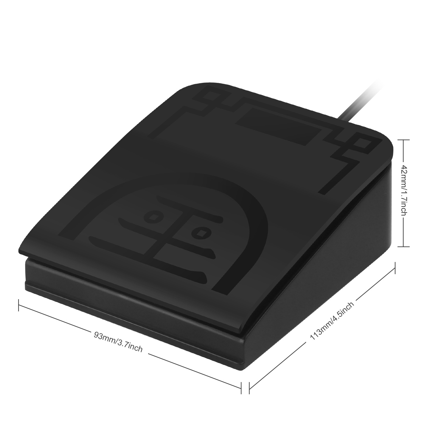 iKKEGOL Upgraded USB Single Foot Optics Pedal Switch Action HID