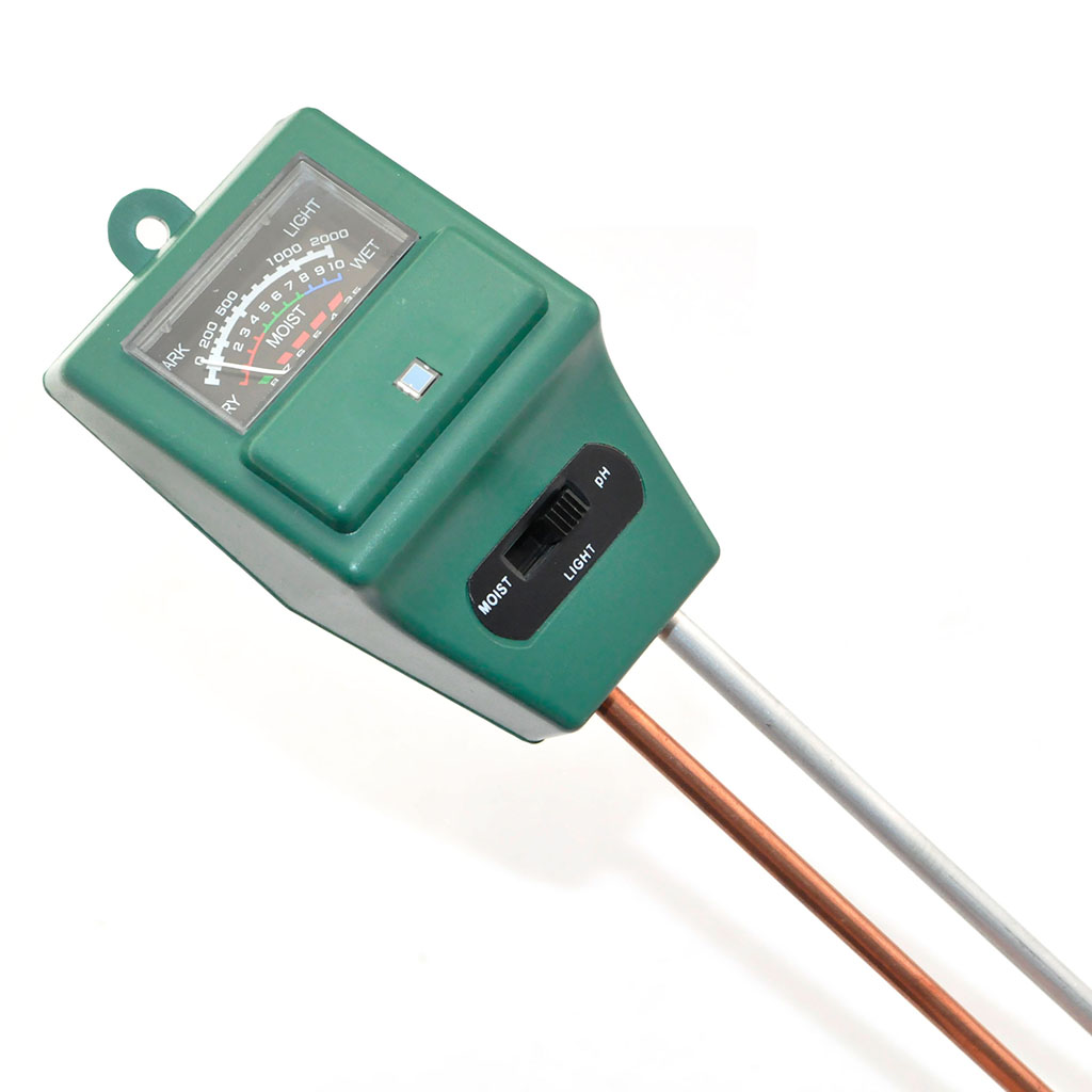 3 in 1 Soil Moisture Meter, Light and PH Acidity Tester Detector
