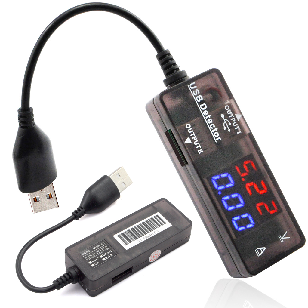 iKKEGOL Digital LED USB Charger Doctor Voltage Current Meter Tes