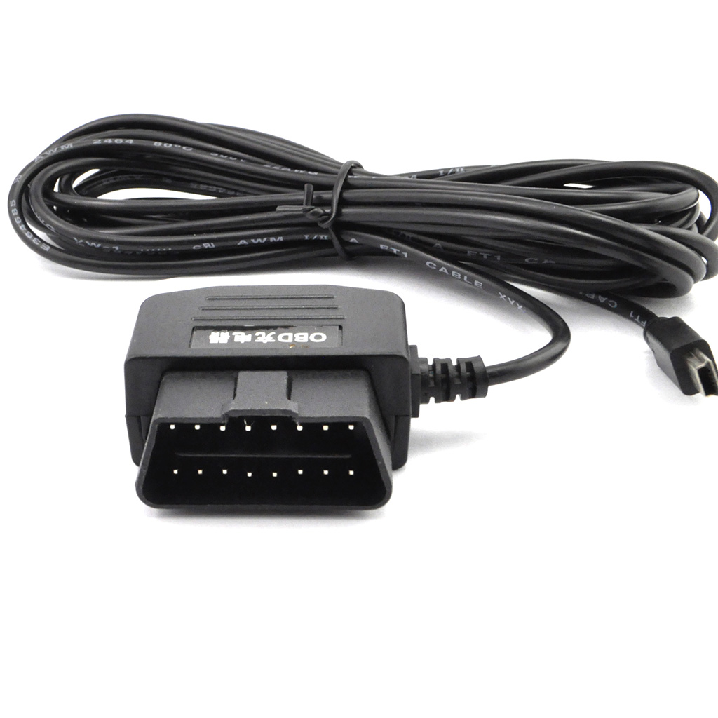 iKKEGOL Car OBD2 II 16 Pin Mini USB Smart Charge Cable