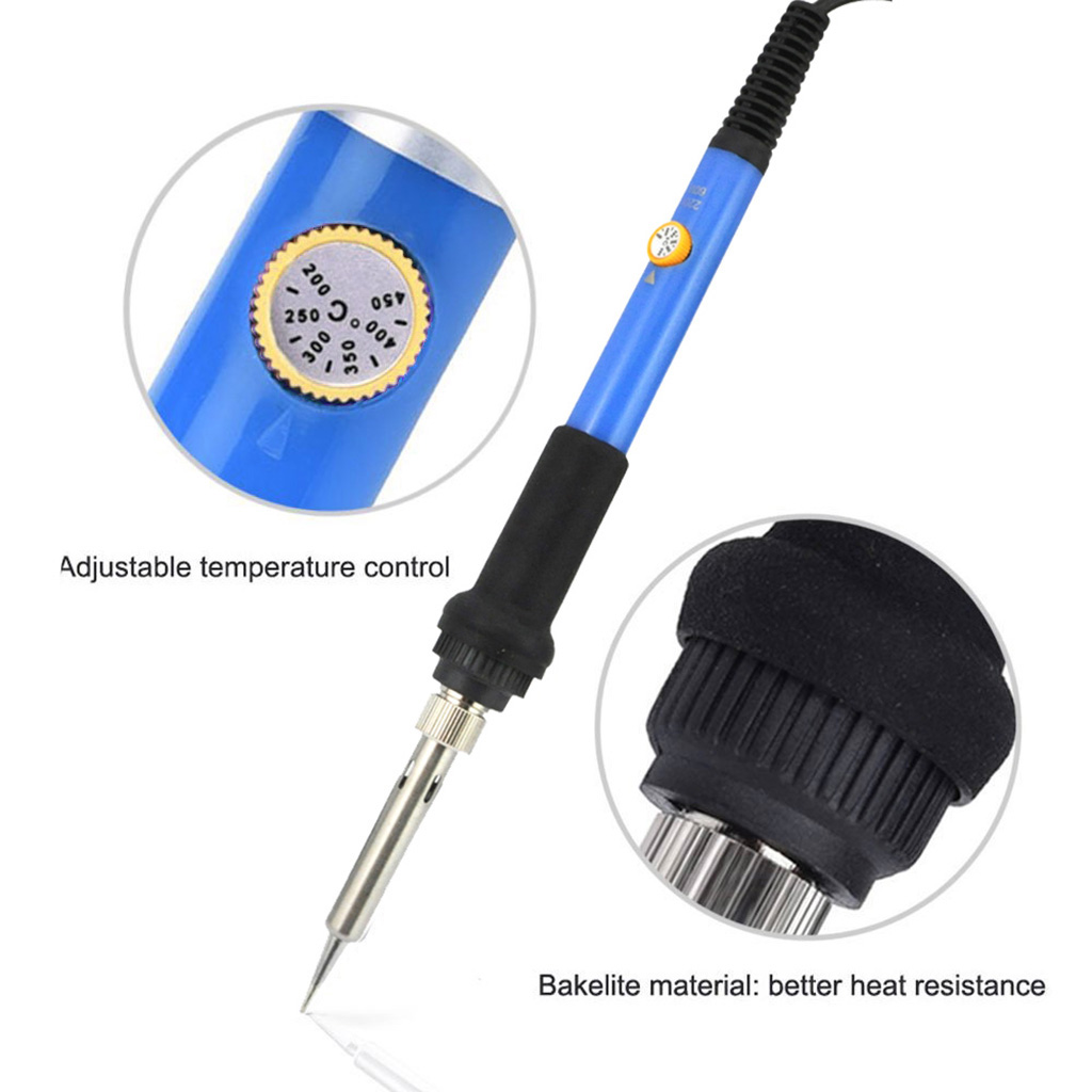 iKKEGOL 60W Electric Adjustable Temp Welding Solder Solder