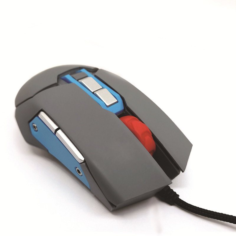 iKKEGOL 9 Programmable Buttons USB Gaming Mouse with Speaker Mic - Click Image to Close
