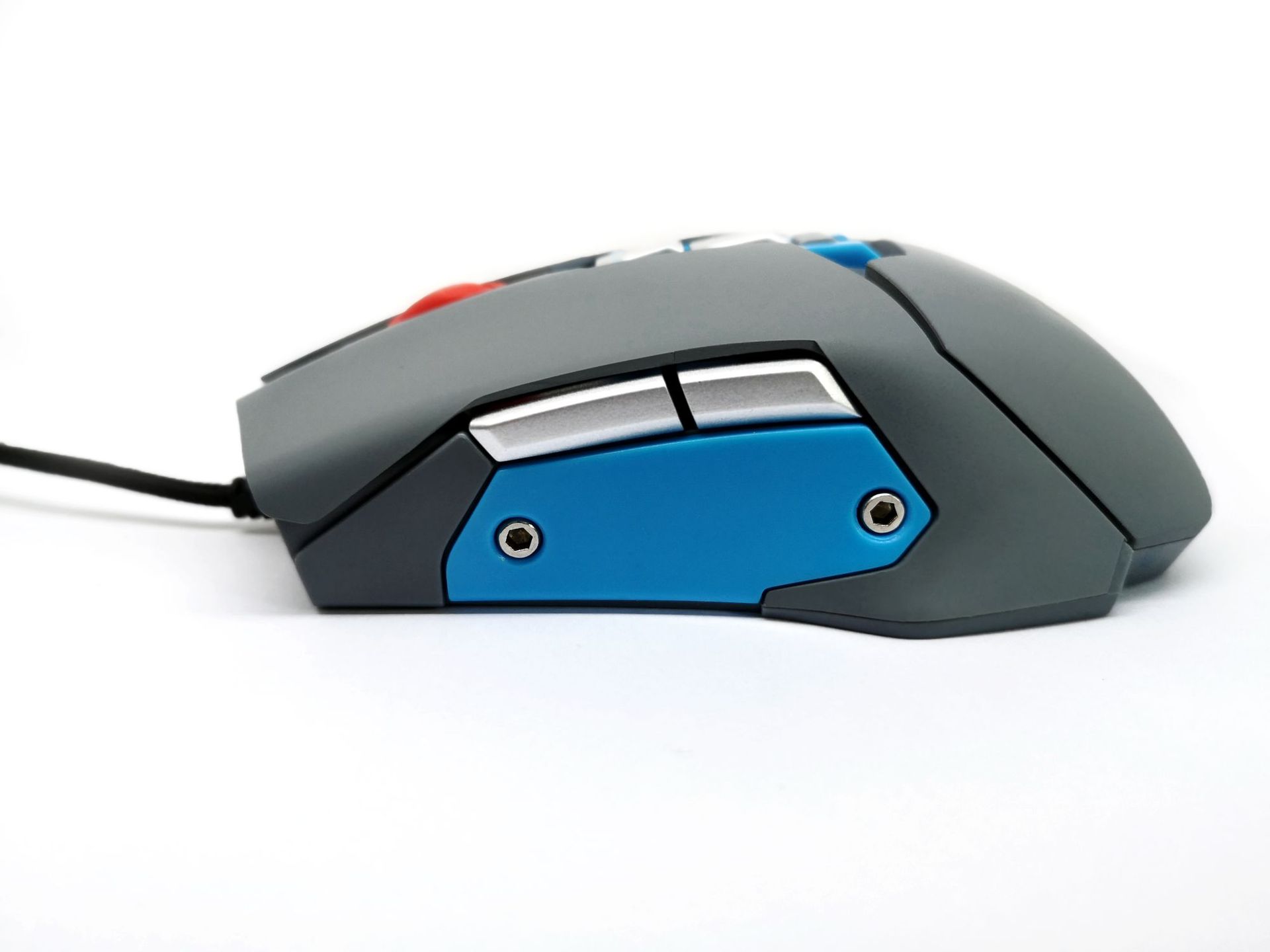 iKKEGOL 9 Programmable Buttons USB Gaming Mouse with Speaker Mic