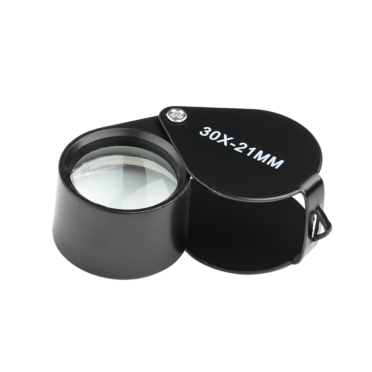 Pocket Jewelry Loupe 30x21mm Foldable Jewelers Eye Magnifying - Click Image to Close