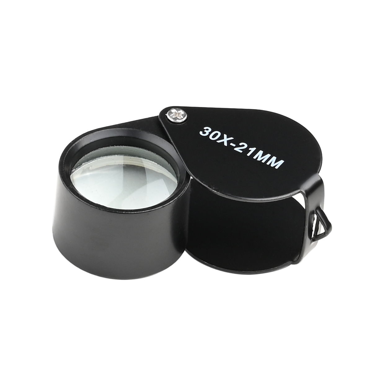 Pocket Jewelry Loupe 30x21mm Foldable Jewelers Eye Magnifying [10003B