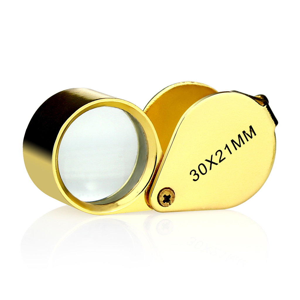 30X 21mm Glass Jeweler Loupe Eye Magnifier Magnifying
