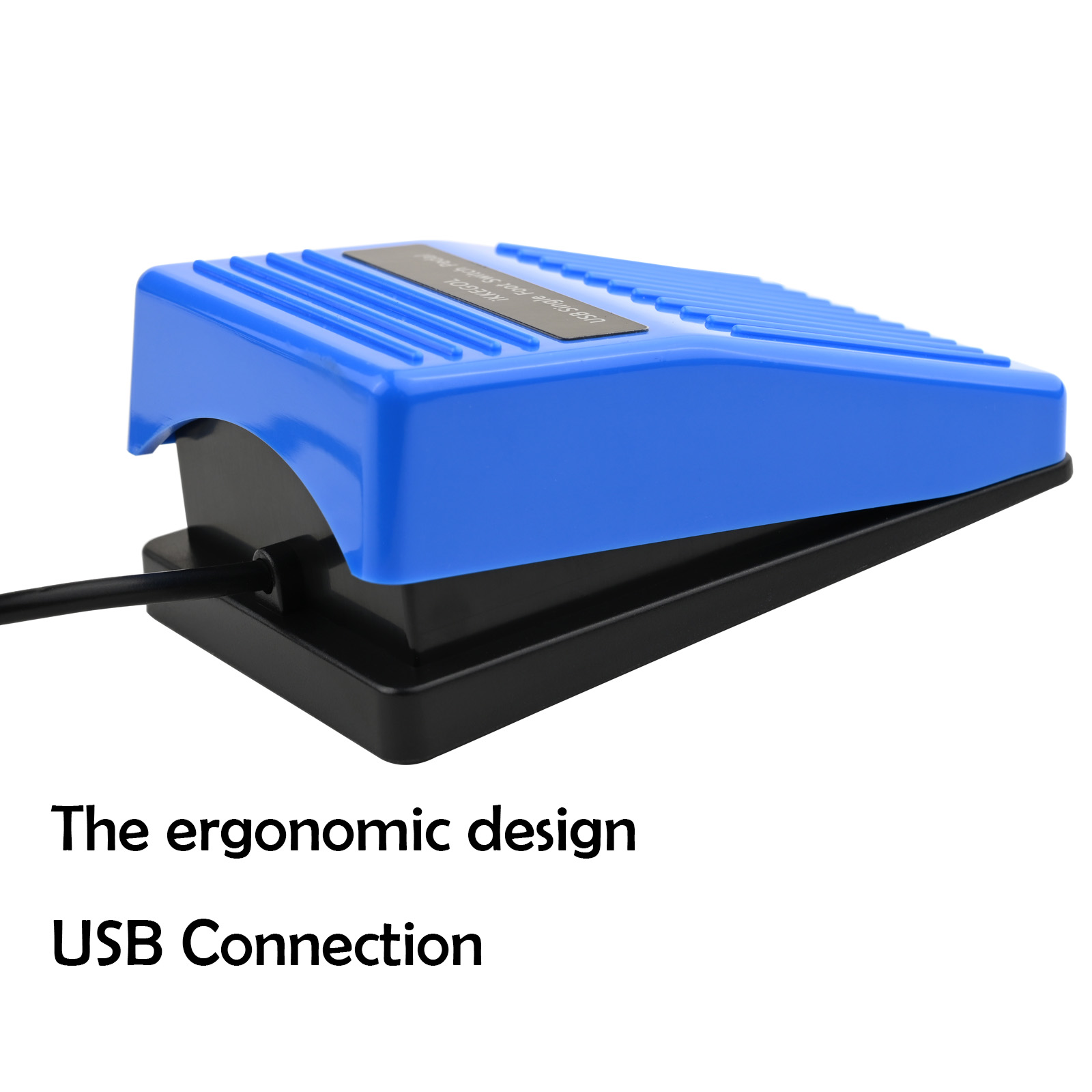 iKKEGOL USB Photoelectric Foot Control Action Switch Blue Pedal - Click Image to Close