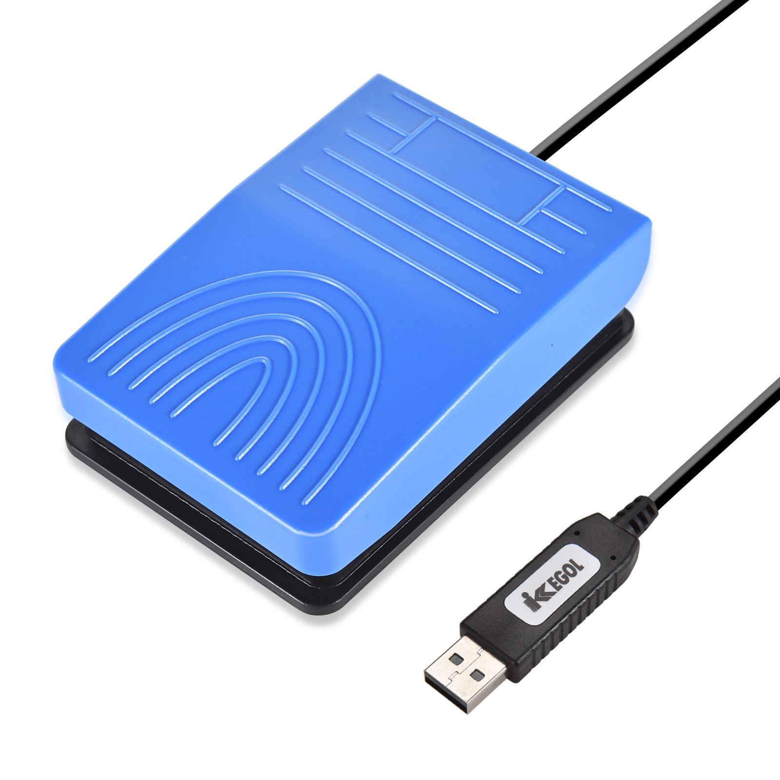 iKKEGOL USB Blue Pedal Foot Program Switch - Click Image to Close