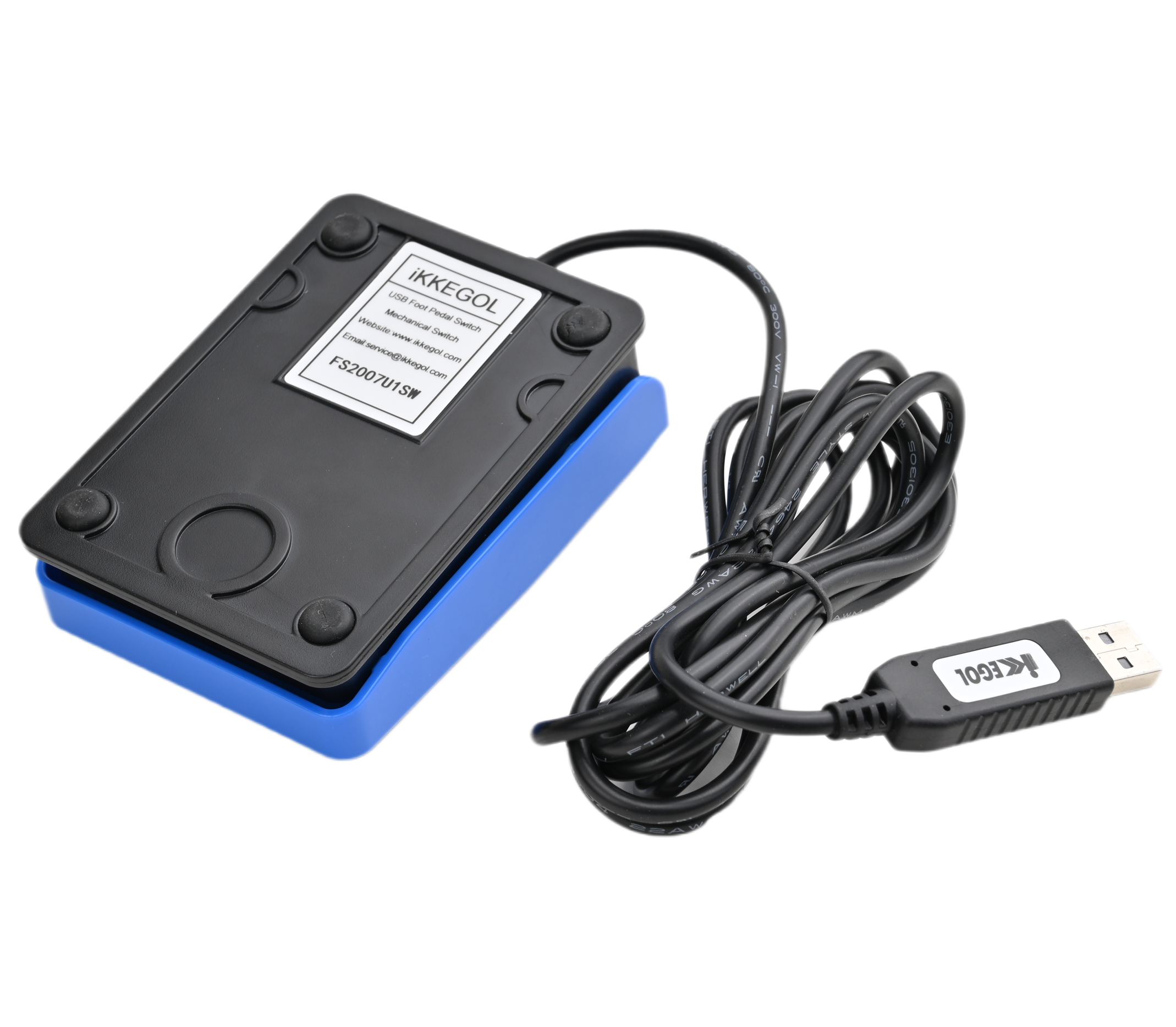 iKKEGOL USB Blue Pedal Foot Program Switch - Click Image to Close