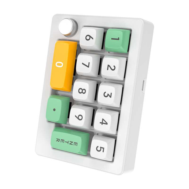 iKKEGOL 12-Keys Macro Mechanical Definable Mini Keyboard White - Click Image to Close