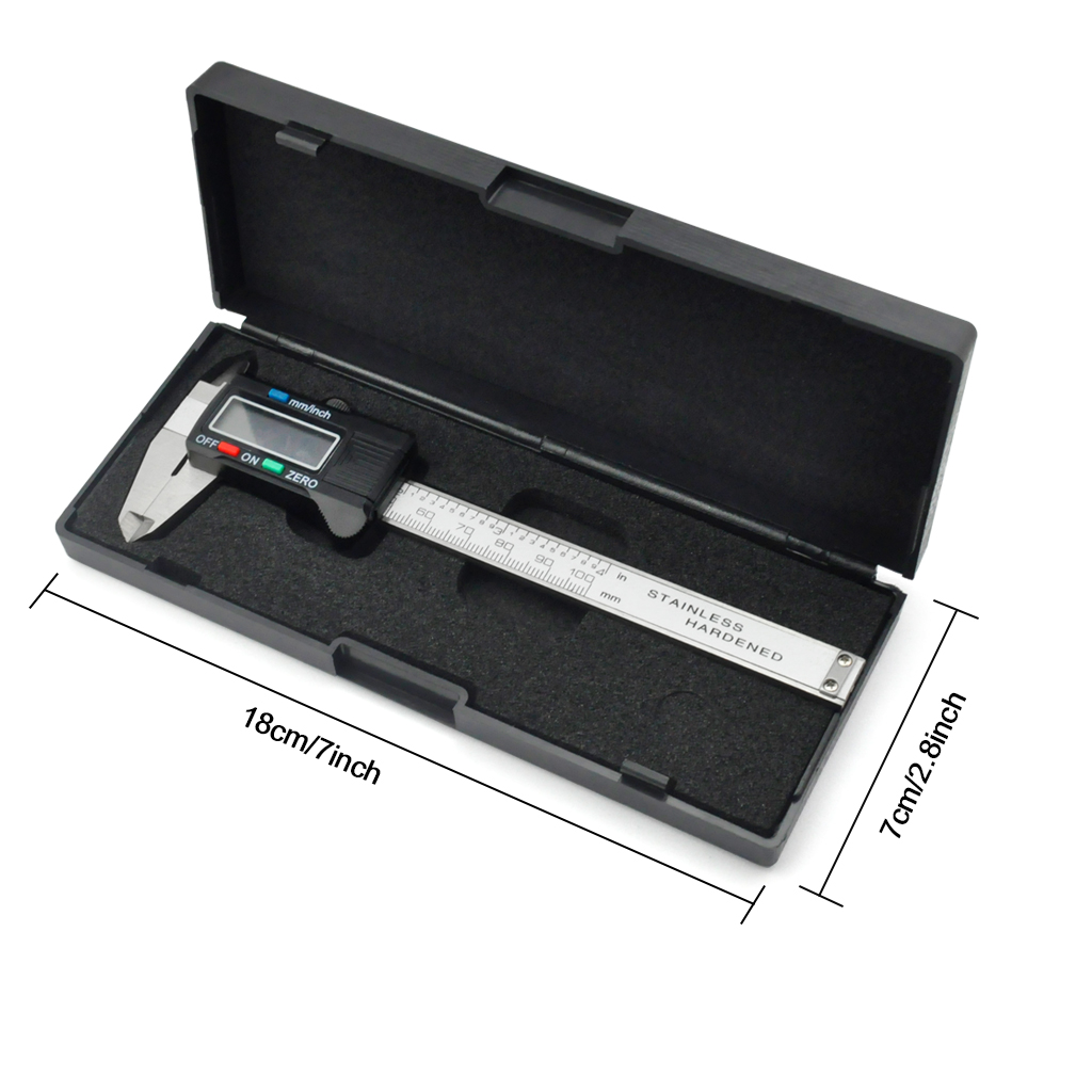 Precision 100mm 4 Inch Digital Electronic Calipe Stainless Steel