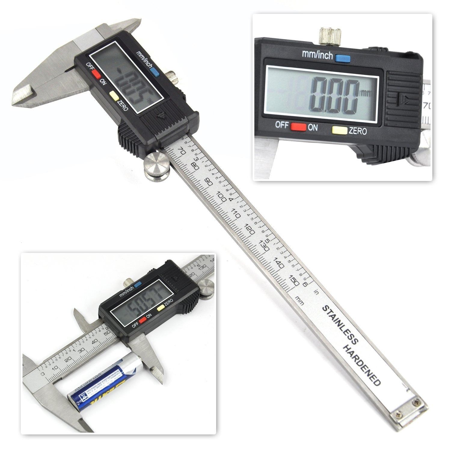 Electronic Digital Stainless Steel Vernier Caliper 150mm