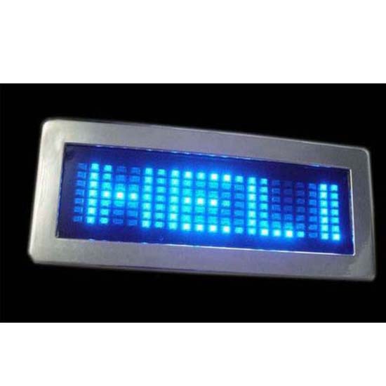 Metal Frame LED DIY Text Name Flash Scrolling Belt Buckle - Click Image to Close