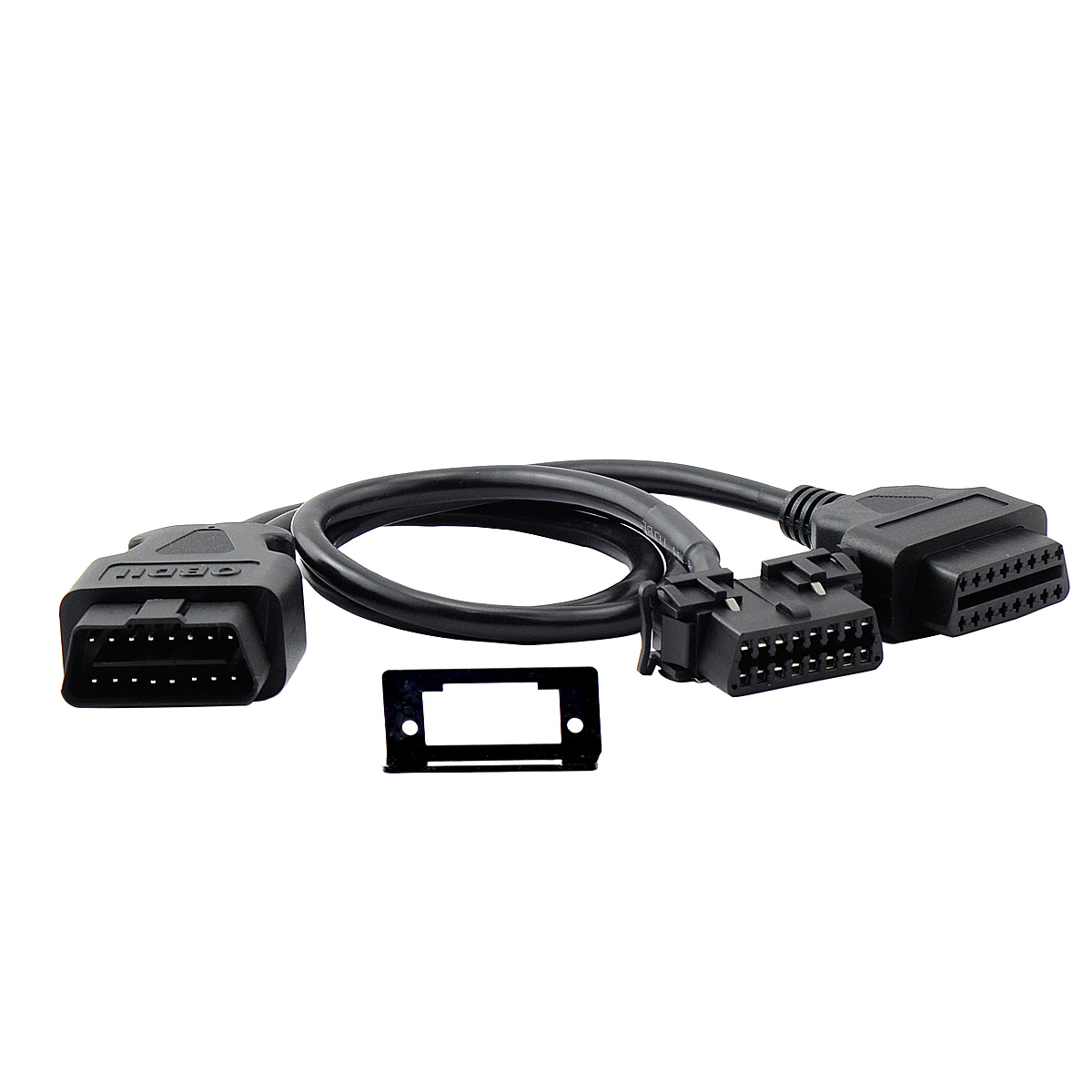 OBD2 OBDII 16 Pin 1 Male to 2 Female Splitter Y Open Cable