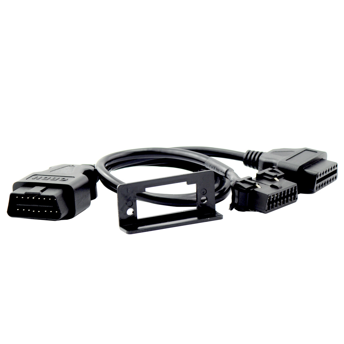 16pin OBDII YSplitter Cable with Underdash Bracket for KIA Mazda
